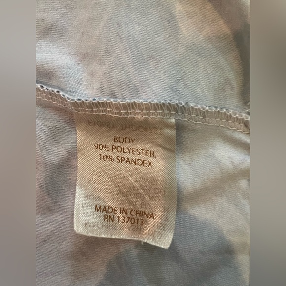 TEHAMA Blue and Green Mini Skater Skirt Size Medium - Picture 4 of 4